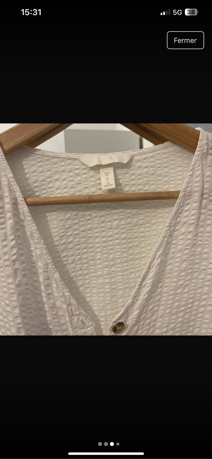 Blouse à noeud H&M - photo numéro 3