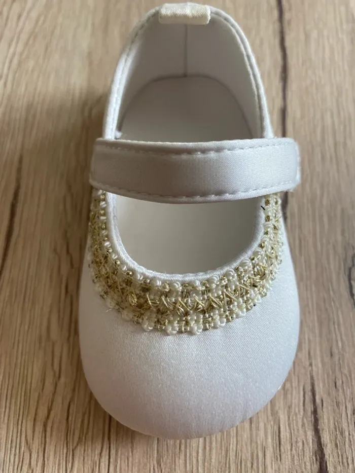 Chaussure de cérémonie crème bébé fille Orchestra taille 18 - photo numéro 4