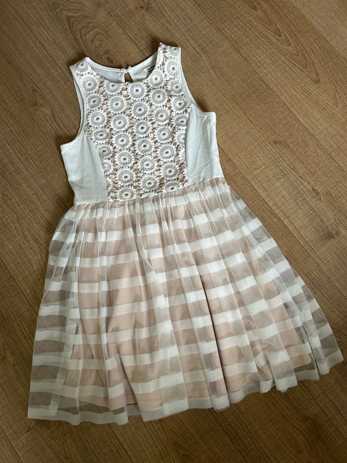 Robe blanche et beige sans manches Molly Bracken taille S jamais portée - photo numéro 7