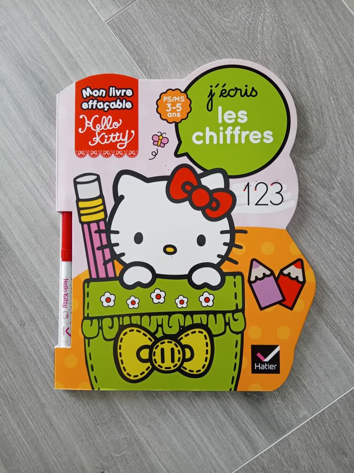 Mon livre effaçable j'écris les chiffres