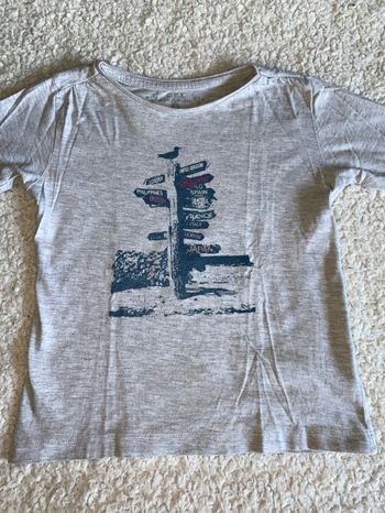 Teeshirt gris CFK Monoprix 5 ans