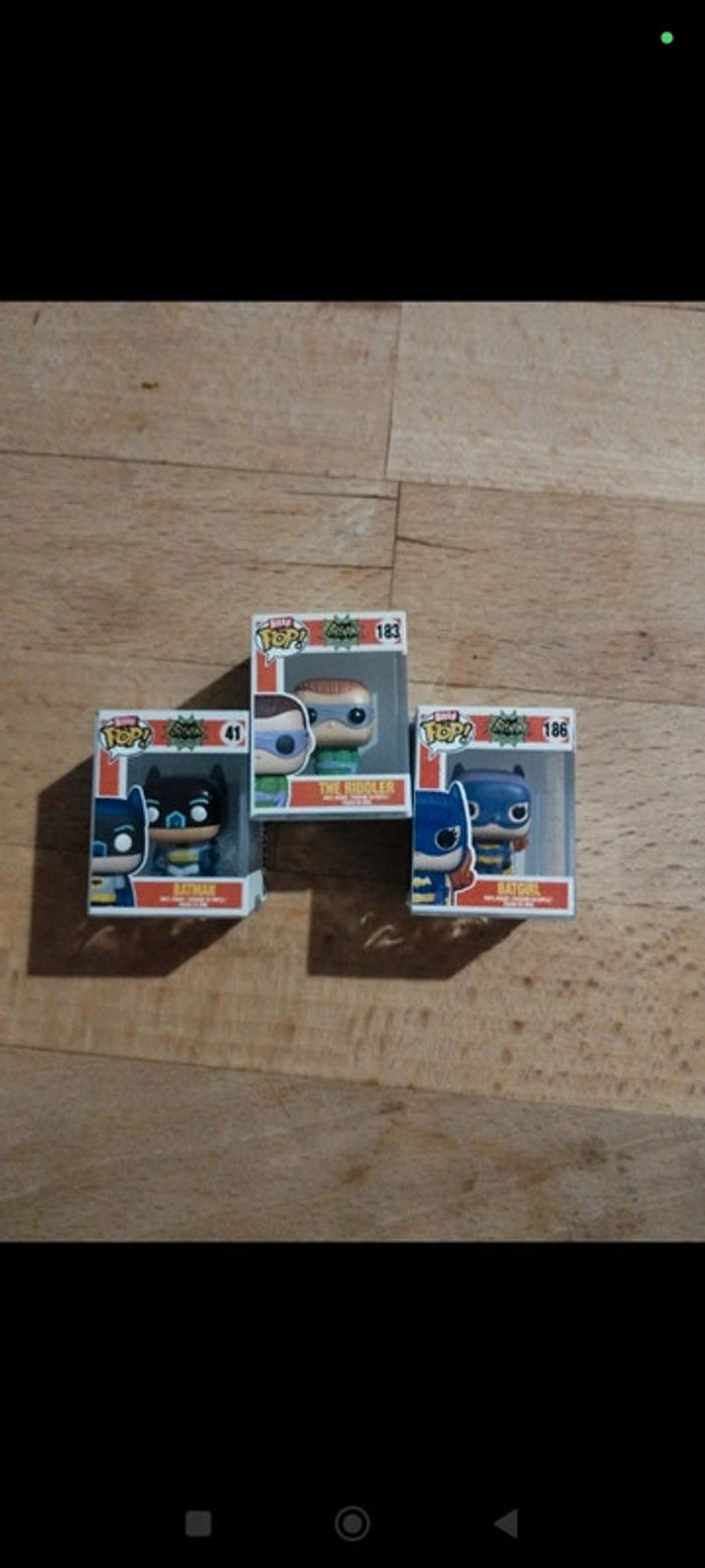 Lot de 3 Bitty Pop Batman