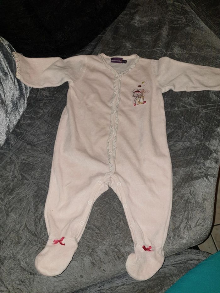 Pyjama rose 6 mois sergent major