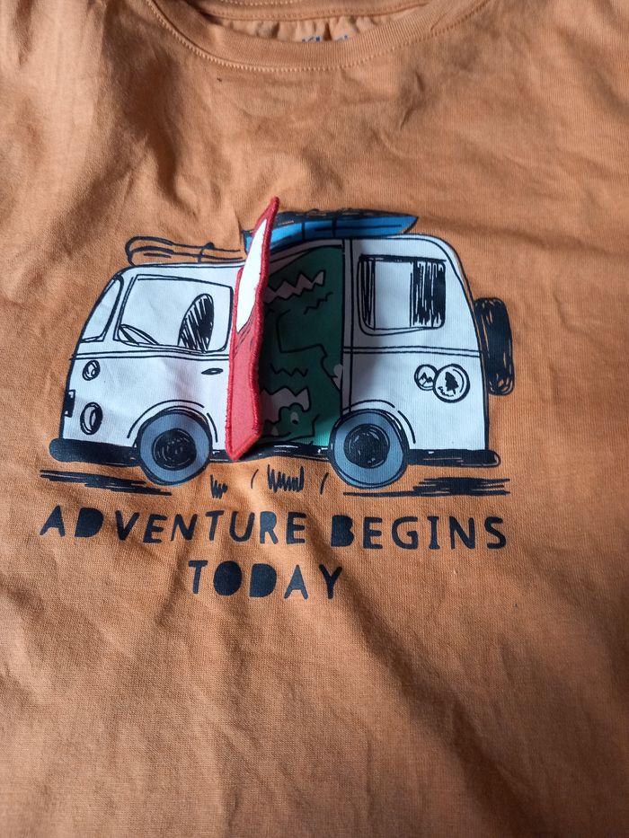 Lot de Deux Tee-shirt Garçon 10 ans - photo numéro 2