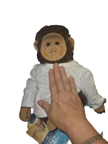 singe peluche vintage