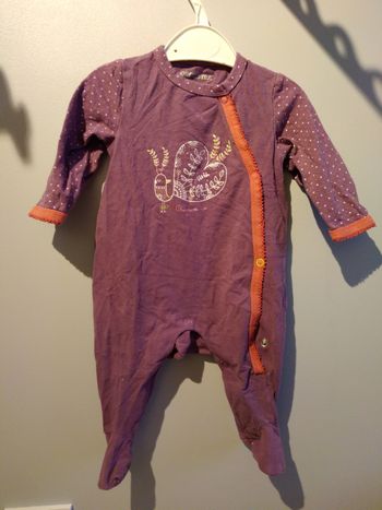 Pyjama jersey fille orchestra 3 mois