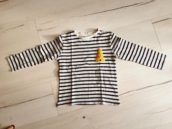 Vêtement garçon tee-shirt manches longues rayé Tape à l’oeil 6 ans