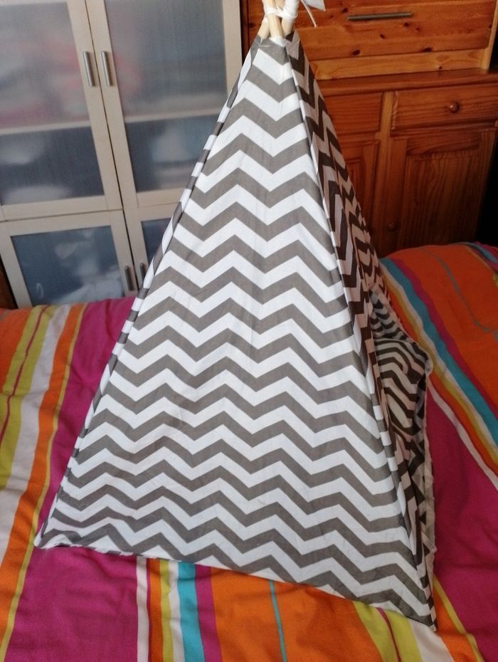 Cabane, tente, tipi pour enfants où animaux comme neuf - photo numéro 8