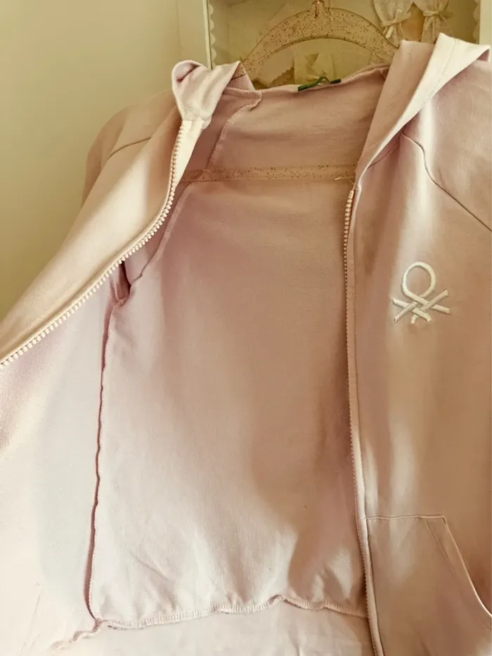 Sweat à capuche rose - photo numéro 4