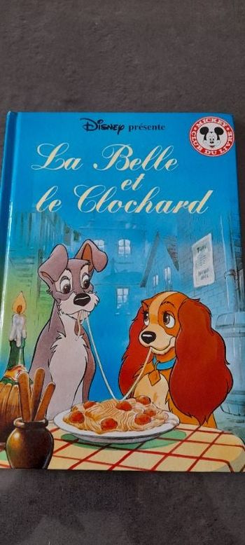 Livre enfant Disney - La Belle et la clochard