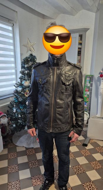 Veste cuir homme SUPERDRY