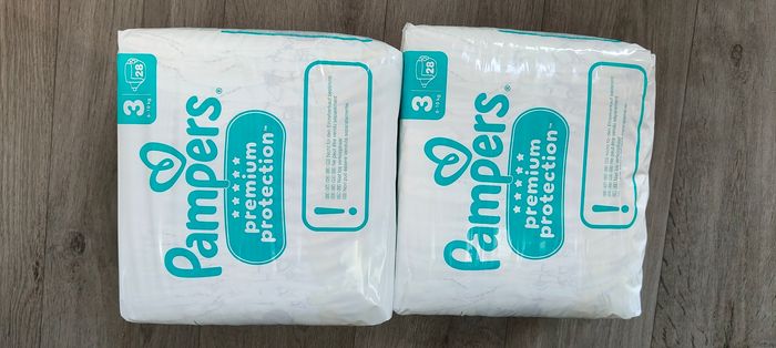 2 paquet couche pampers taille03 - photo numéro 2