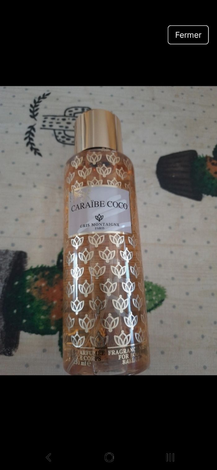Brume parfumée corps. Neuve