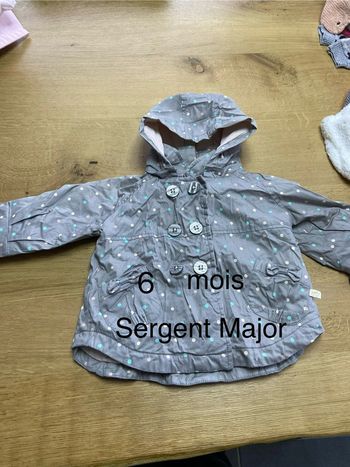 Manteau Sergent major 6 mois fille