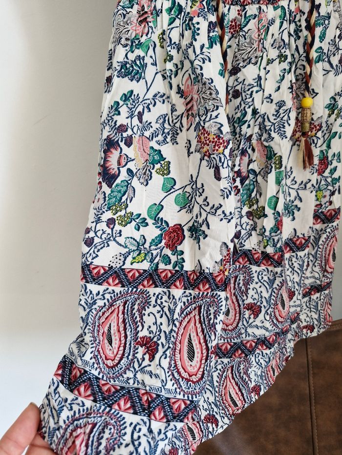 Robe multicolore bohème en coton avec de jolies motifs floraux , taille 36, neuve made in italy - photo numéro 5