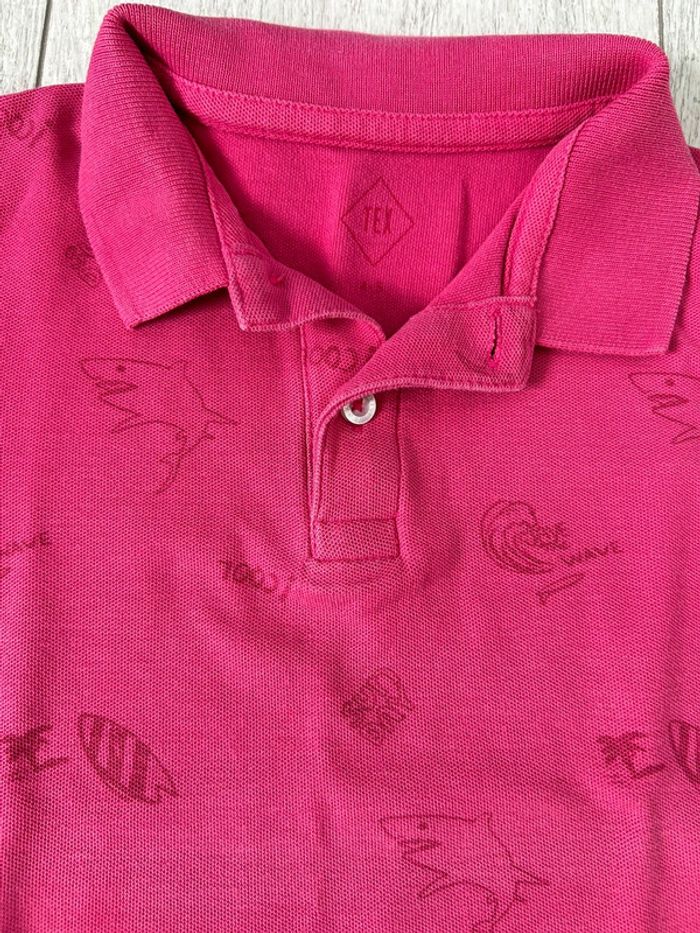 Polo rose garçon Tex 4/5 ans - photo numéro 2