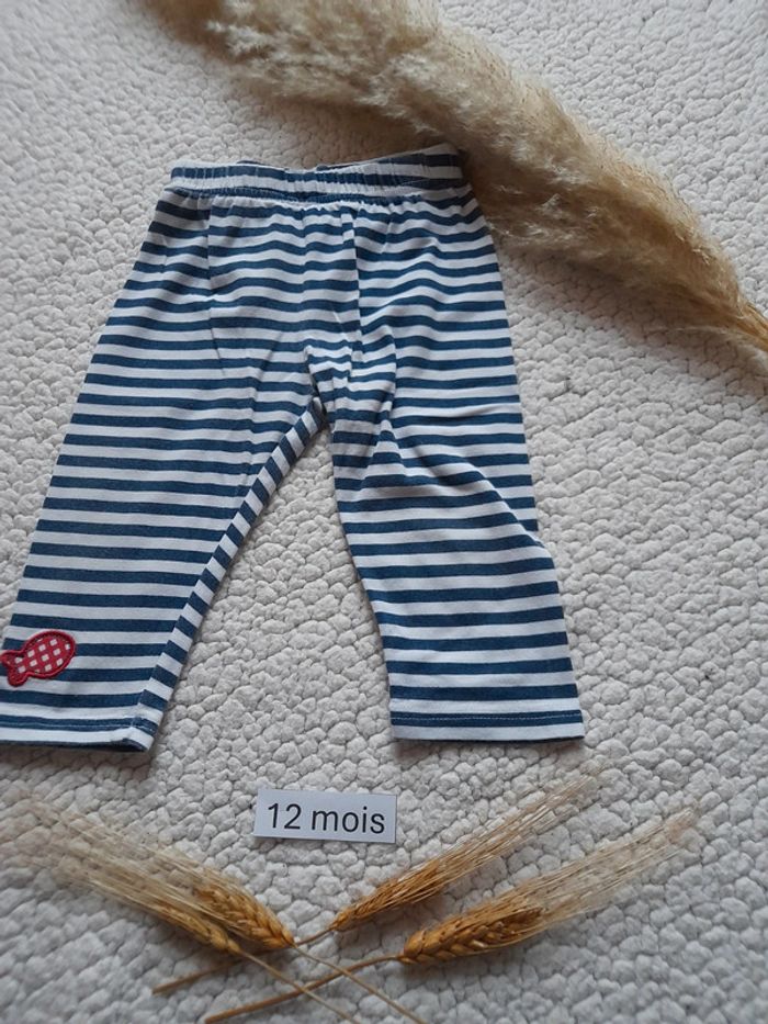 2 leggings 12 mois - photo numéro 2