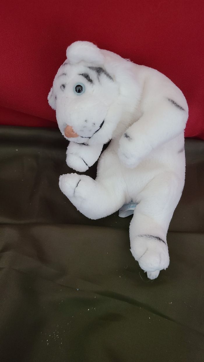 Peluche Petit Tigre Blanc - photo numéro 2