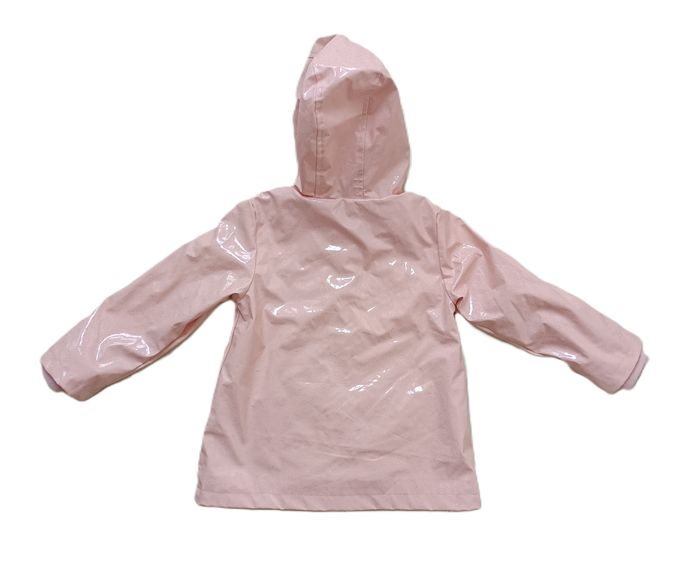 Imperméable coupe vent rose à paillettes à capuche. Ciré. Gémo. Taille 4 ans - photo numéro 7