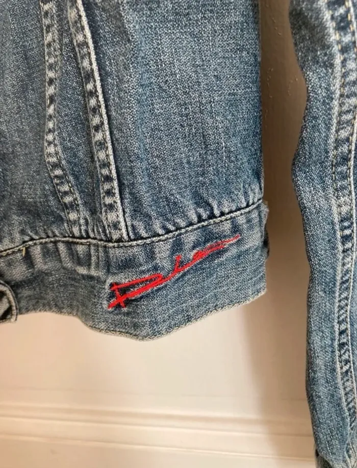 💥 Veste en jean délavé vintage – M.Dia (années 2000) - photo numéro 7