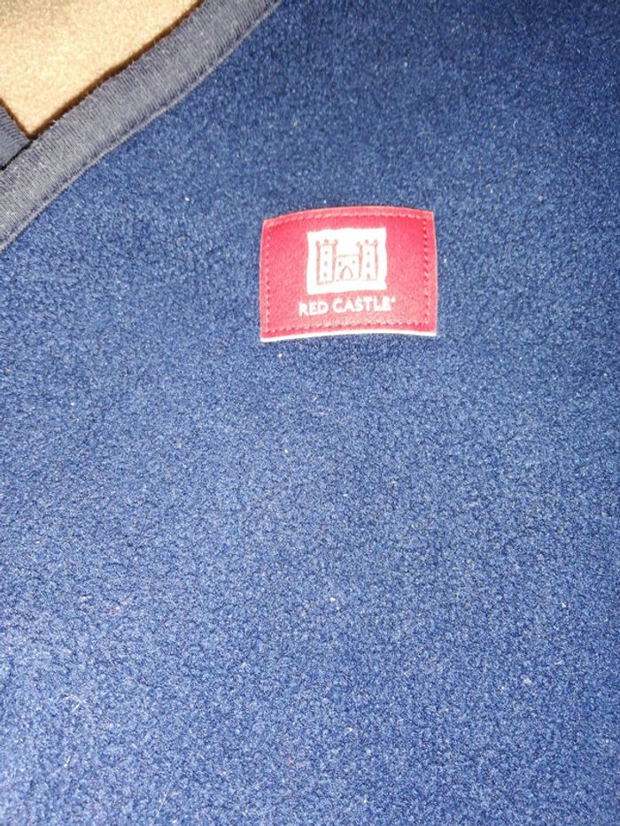 Baby nomade red castle polaire bleu marine chancelière cosy - photo numéro 3