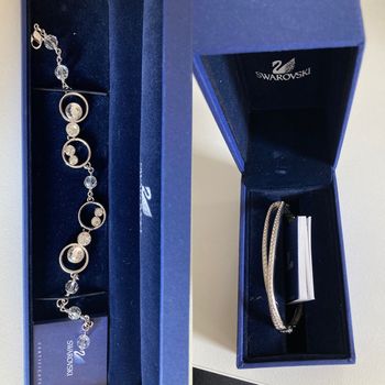 Lot deux bracelets Swarovski