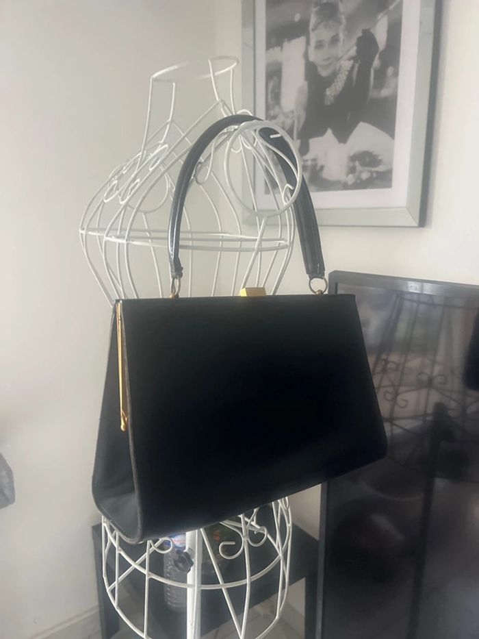 Sac vintage année 1970 en cuir