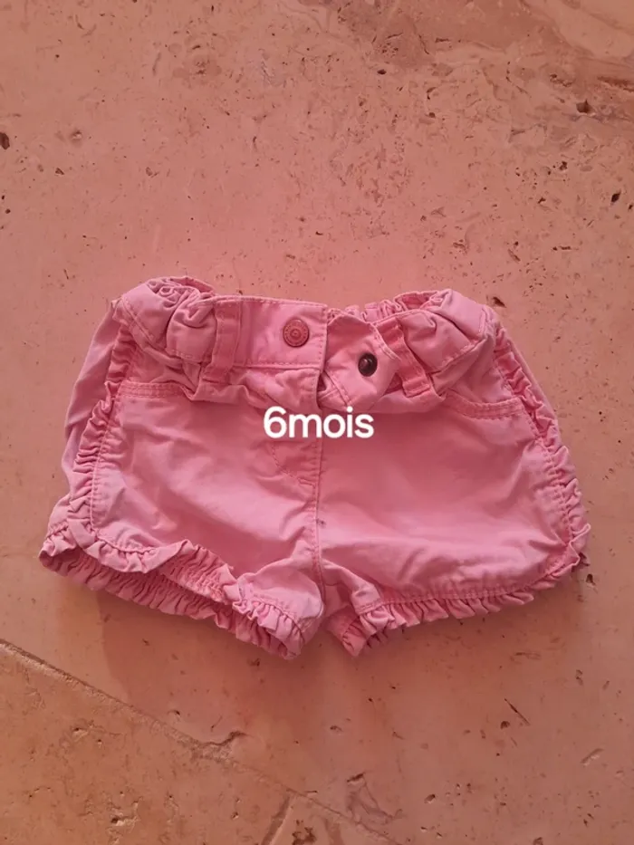 Short rose 6mois