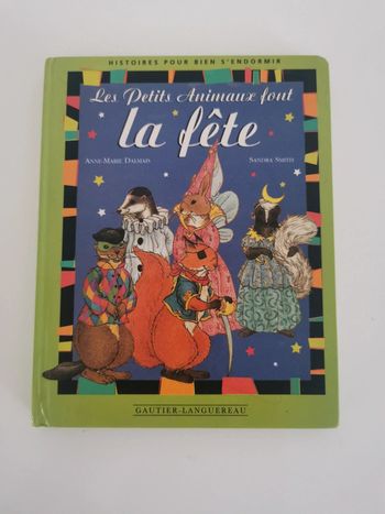 Livre les petits animaux font la fête