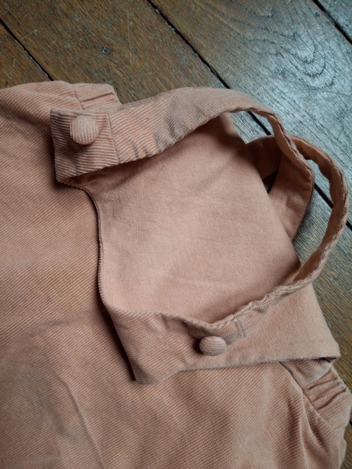 Barboteuse neuve beige velours côtelé kiabi 24 mois - photo numéro 2