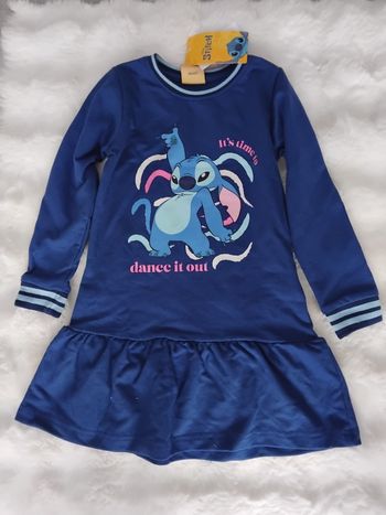 Robe sweat Stitch, Disney neuf, 5 ans