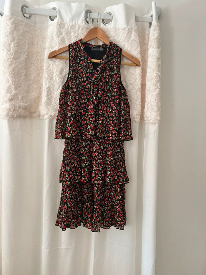 Robe d’été doublée à volants 36 - photo numéro 2
