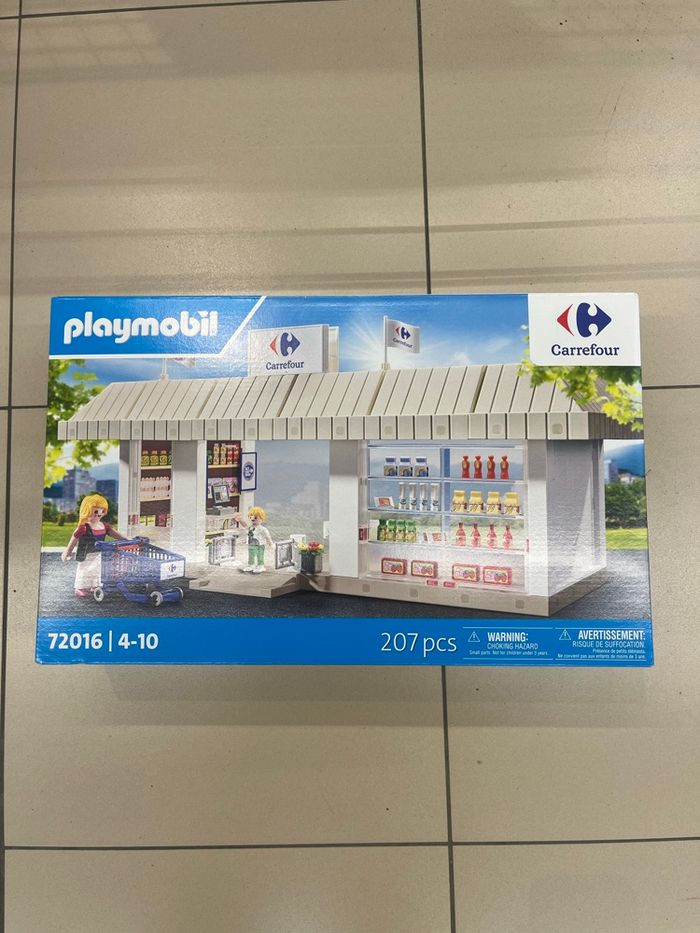 Le supermarché Carrefour playmobil