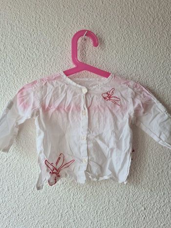 chemise blanche libellule