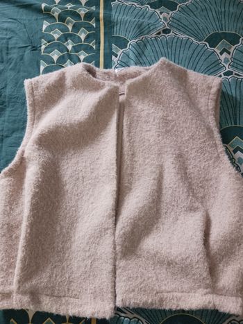 Veste sans manche beige