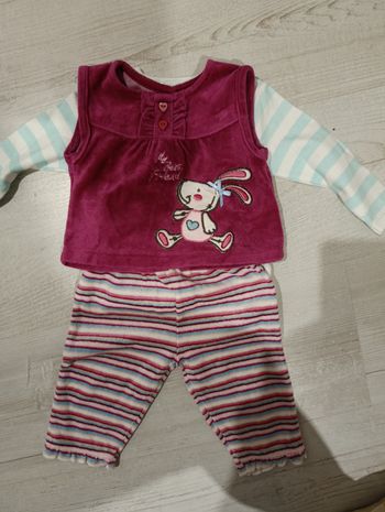 Ensemble fille 3 mois 