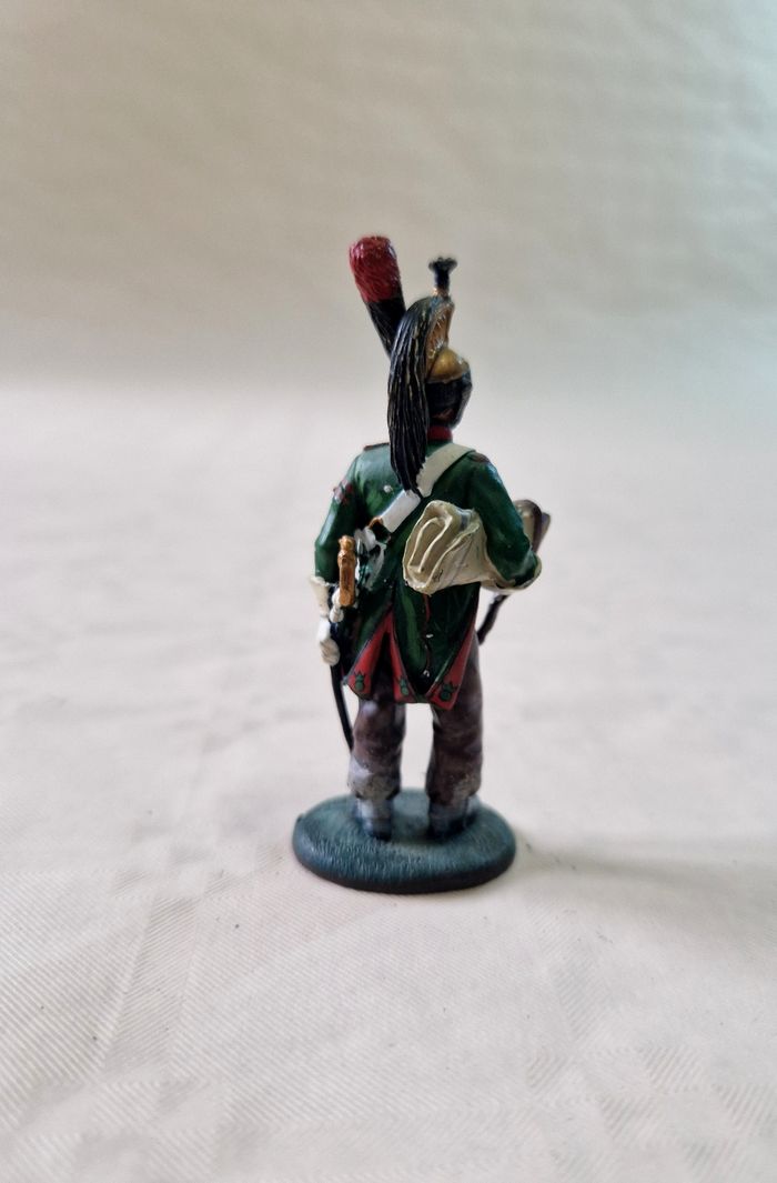 Figurine en plomb,  peinte à la main  , Del prado  , dragon 4e rgt - photo numéro 2