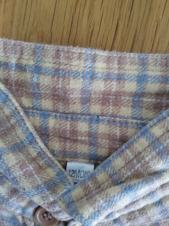 Lot de 2 chemises manches longues 12 mois - photo numéro 4