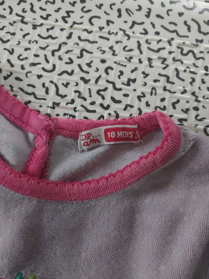 Pyjama velours DPAM 18M - photo numéro 3