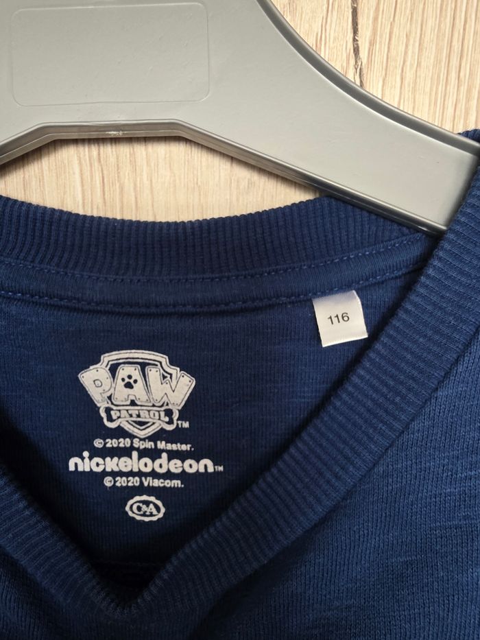 PULL GARÇON  👦 PAW PATROL NICKELEDEON BLEU ROI TAILLE 6ANS - photo numéro 3