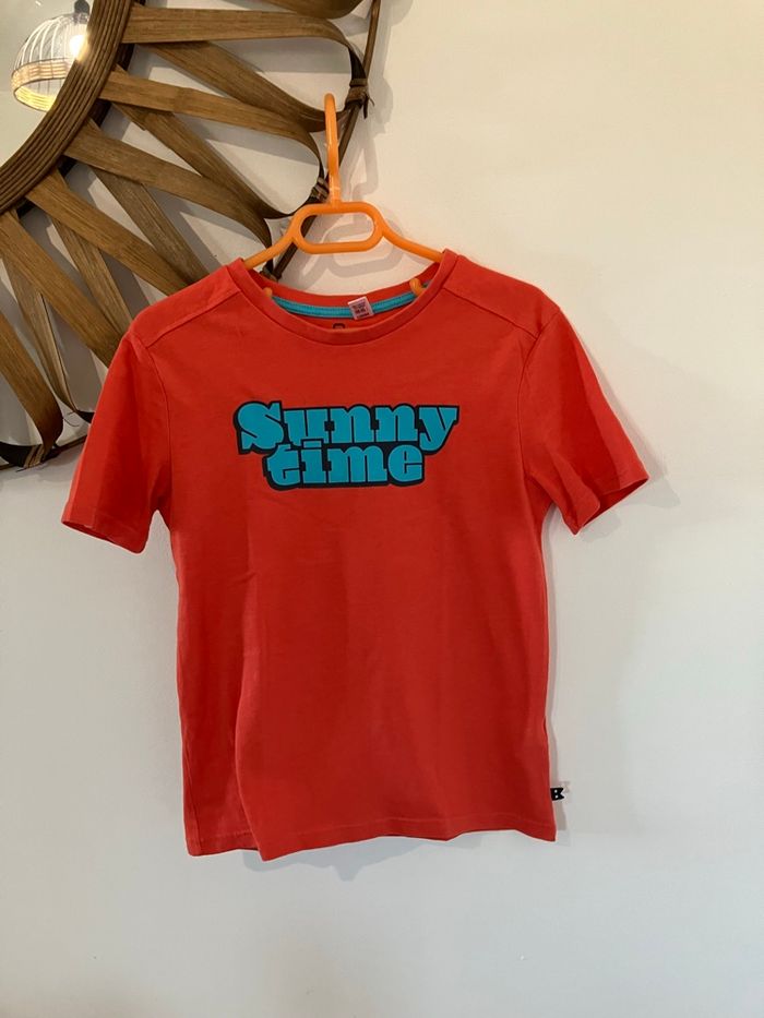 T-shirt orange Sunny garçon 8 ans okaïdi - photo numéro 1