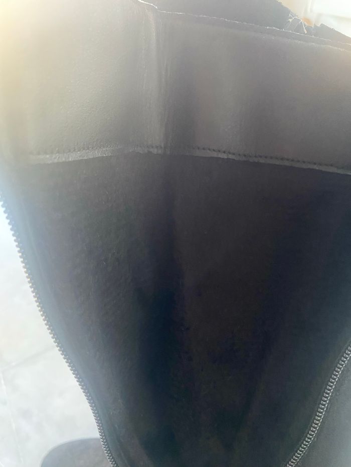 Bottes excellente état en daim pointure 36 talon 7 cm - photo numéro 4