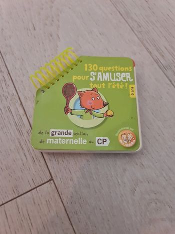 Livre de questions maternelle-CP