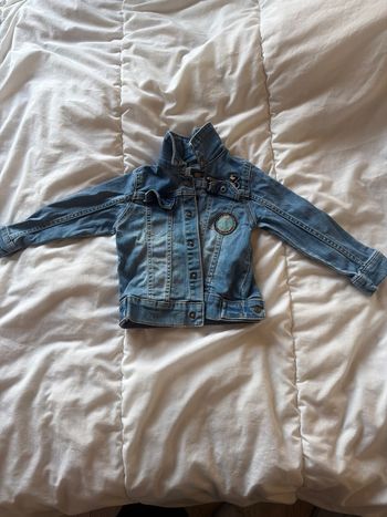 Veste en jean mixte vertbaudet 