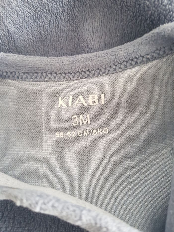 Kiabi - Grenouillère / pyjama une pièce / dors bien en velours - photo numéro 4