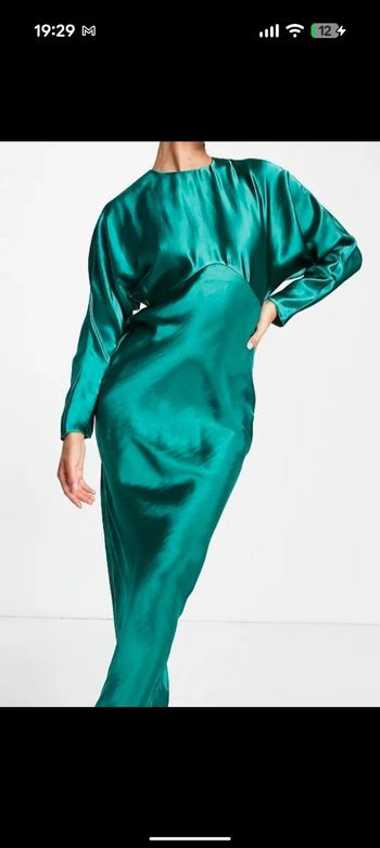Asos - Robe longue en satin 