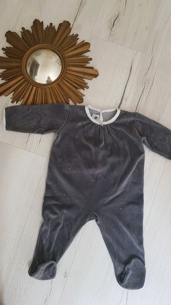 Superbe pyjama velours fille petit bateau 18mois