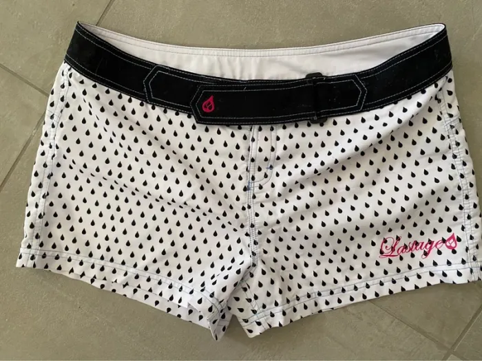 Short de bain court femme