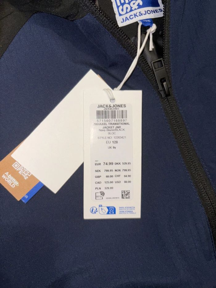 Manteau garçon 8 ans - Jack&Jones - photo numéro 3