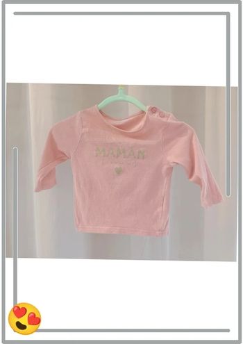 T-shirt manches longues Kiabi 3mois